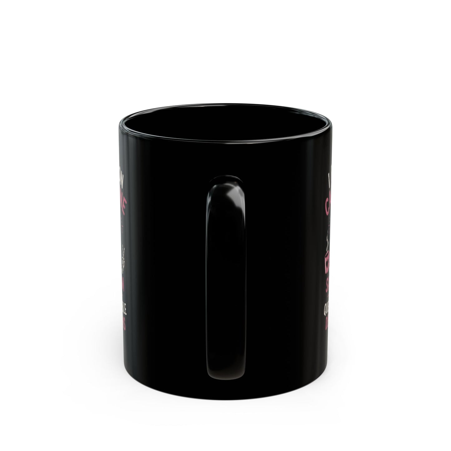 I run on Caffeine Black Mug (11oz, 15oz)