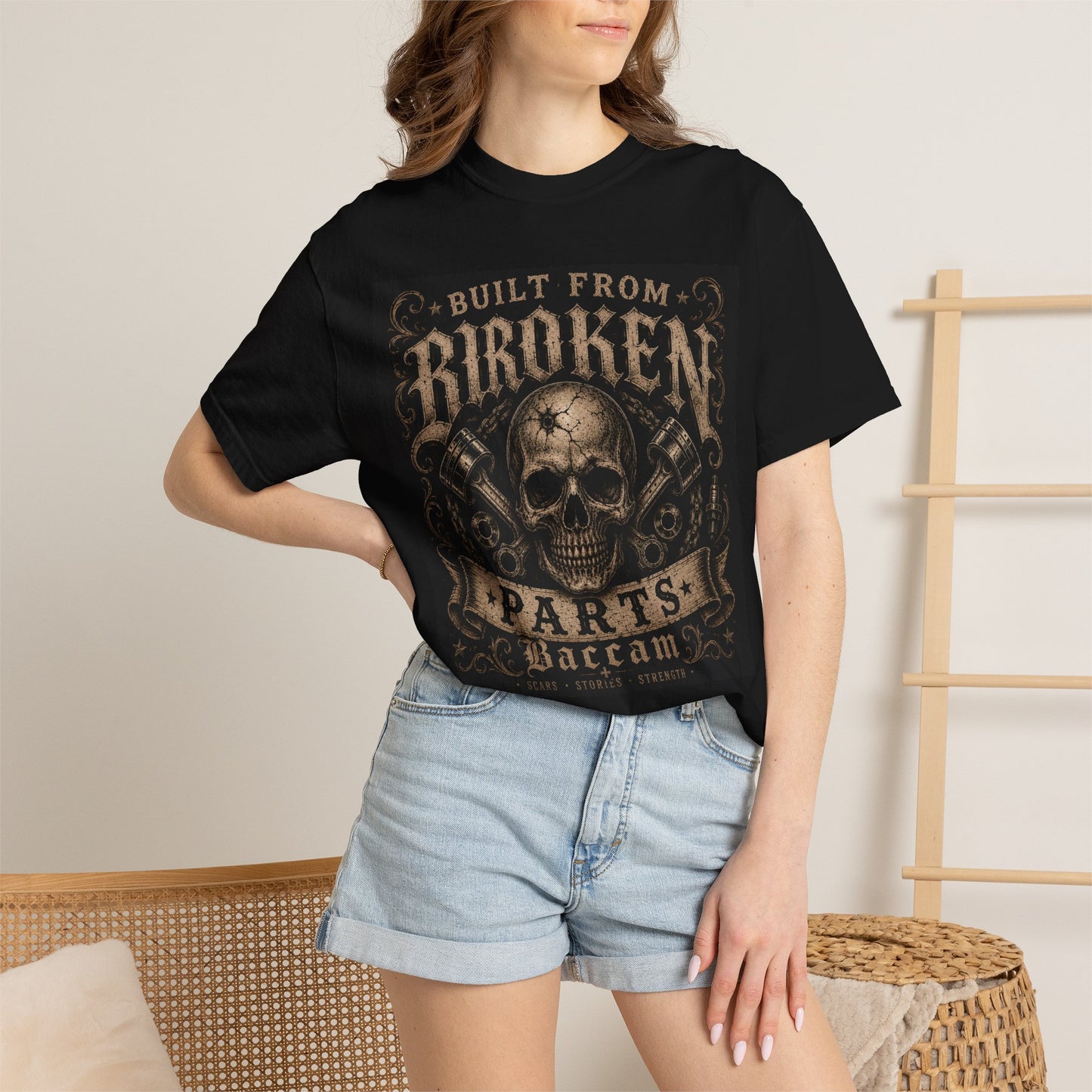 Unisex Built from Broken parts