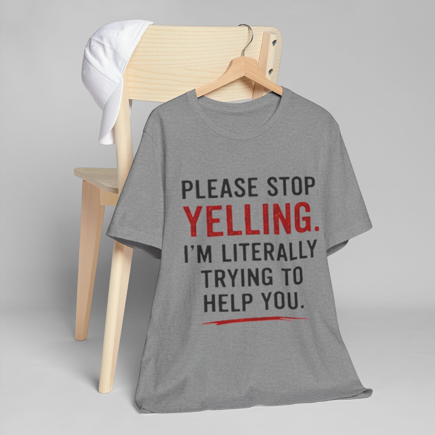 Unisex stop yelling