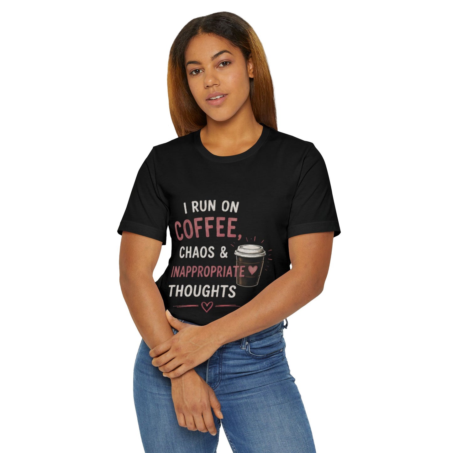 Unisex I run on coffee