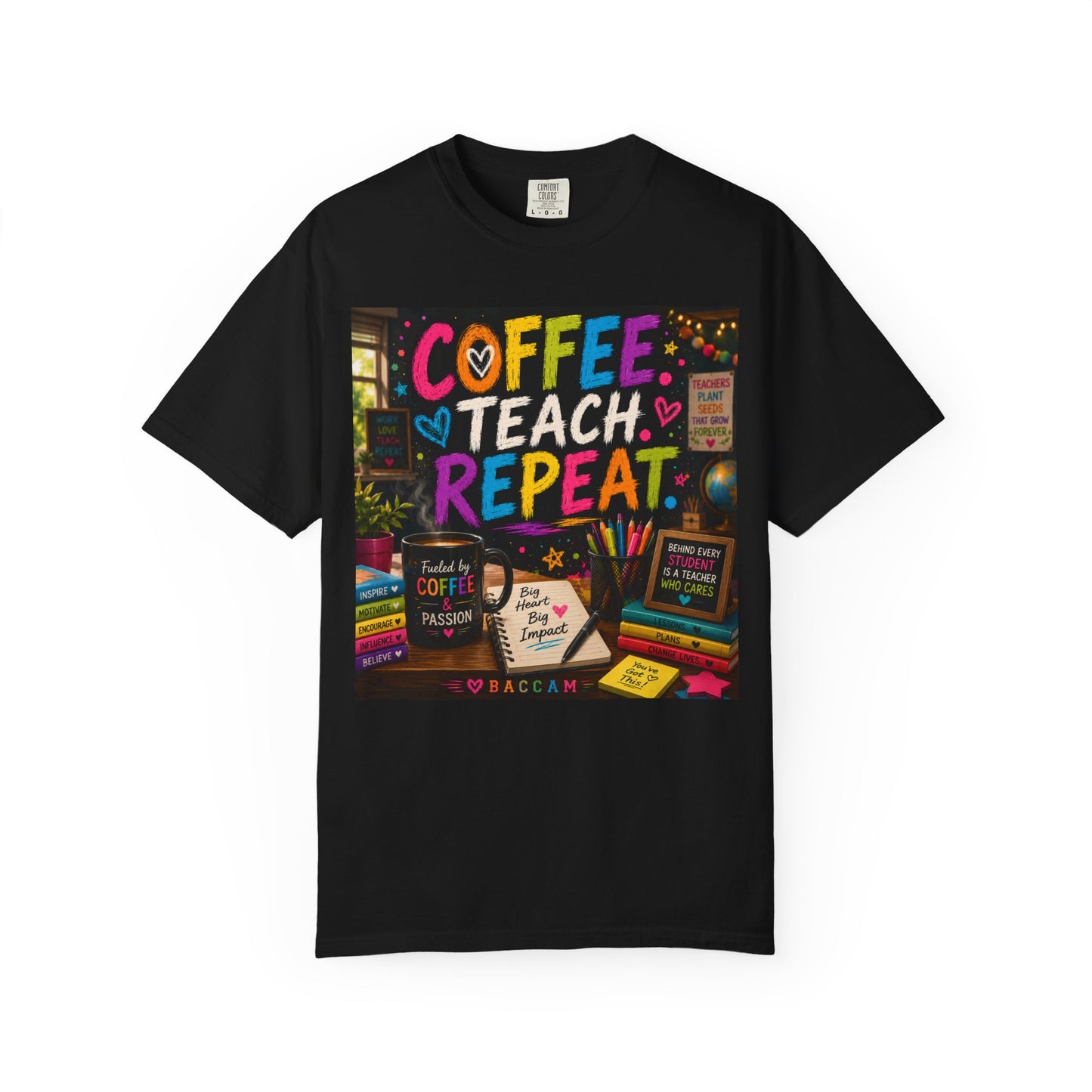 Unisex Coffee. teach. repeat
