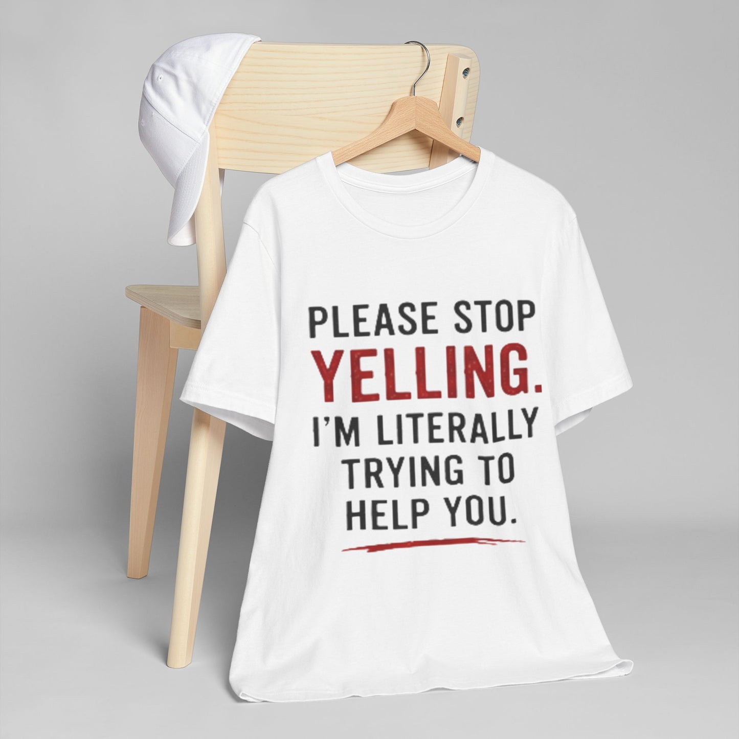 Unisex stop yelling