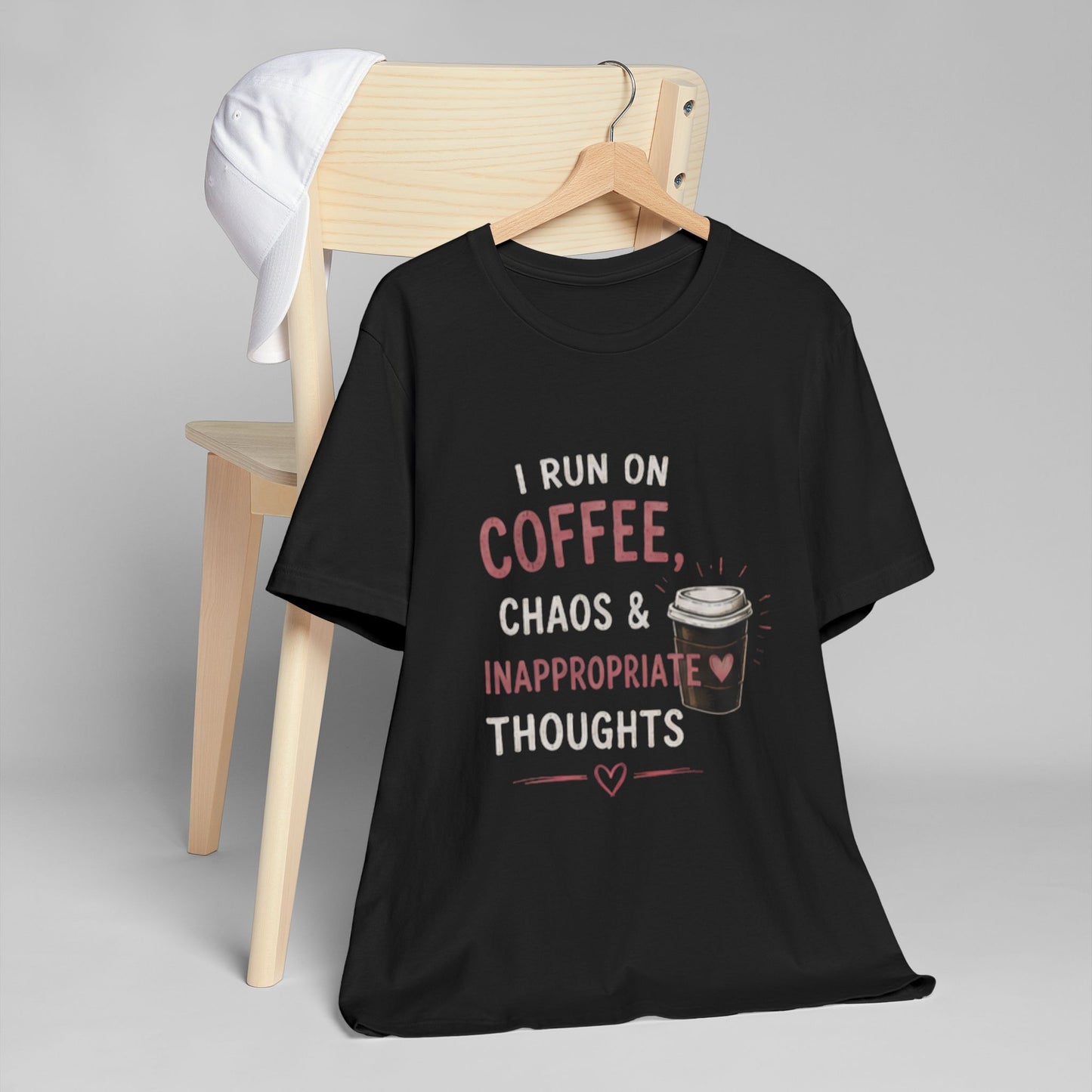 Unisex I run on coffee