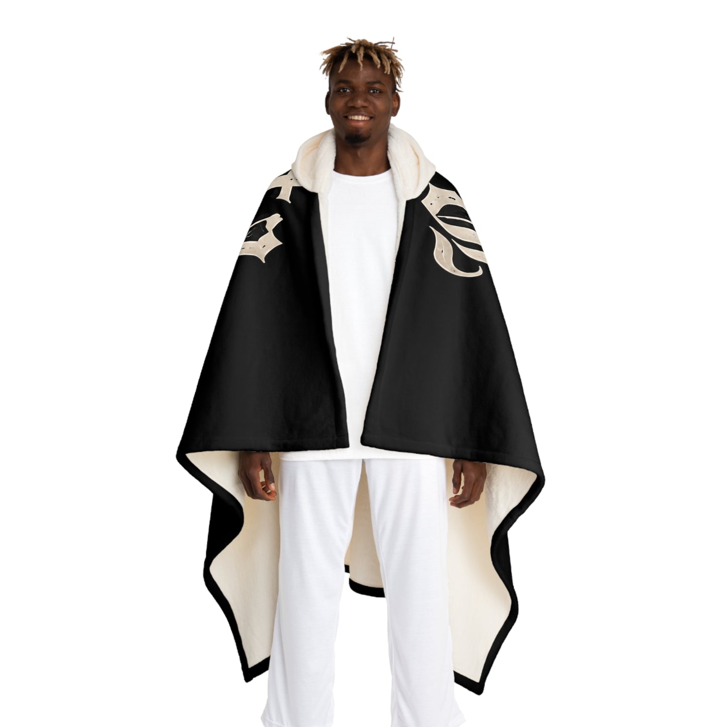 Bonita Hooded Sherpa Fleece Blanket