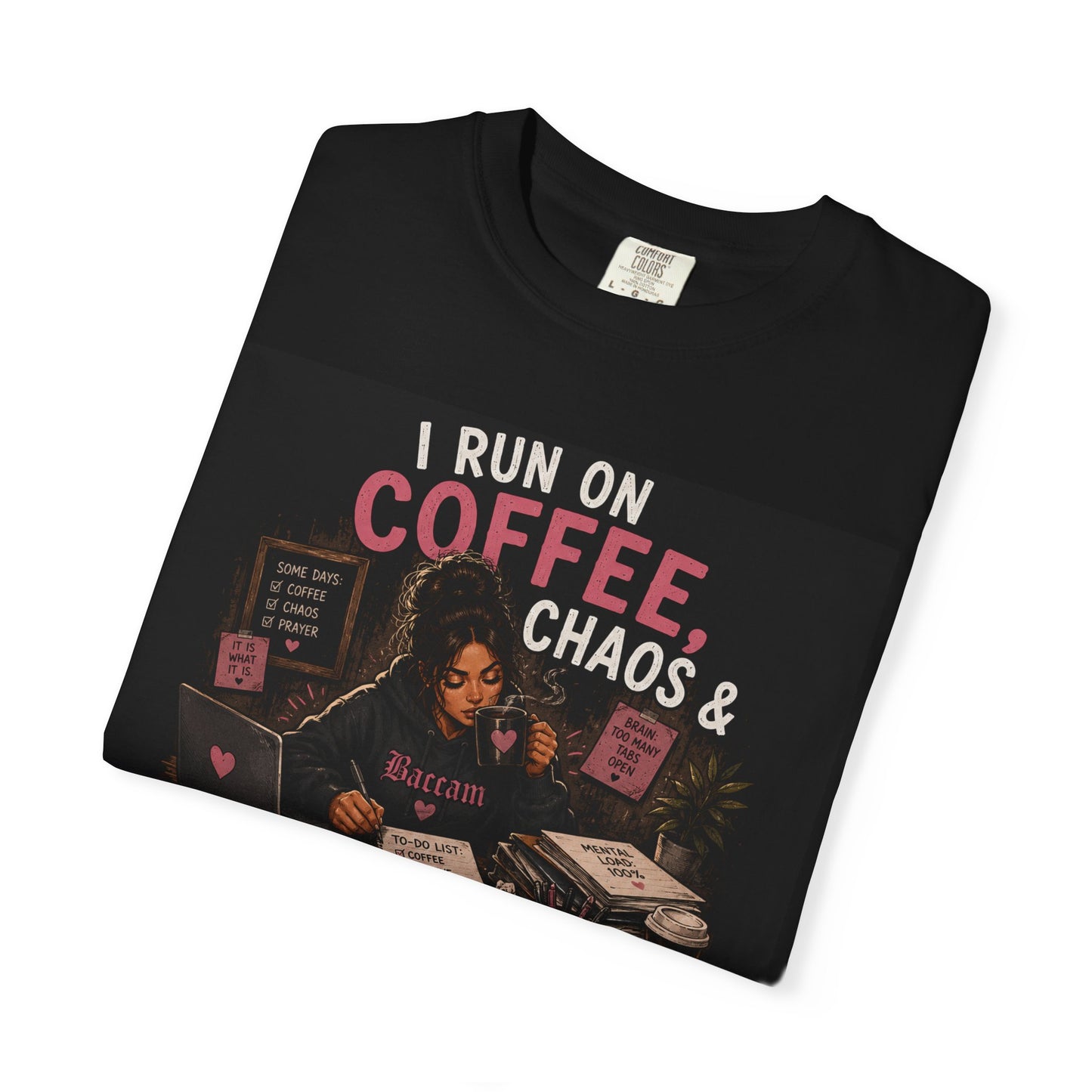 Unisex I run on coffee